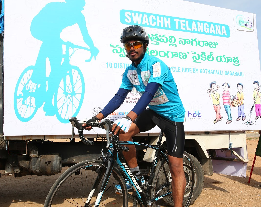 Swachh Telangana Awareness Bicycle Campaign