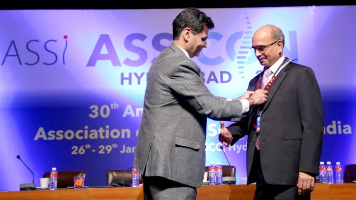 Dr Raghav​a​ Dutt Mulukutla is President of ​Association of Spine Surgeons of India (​ASSI​)​ 2017-19